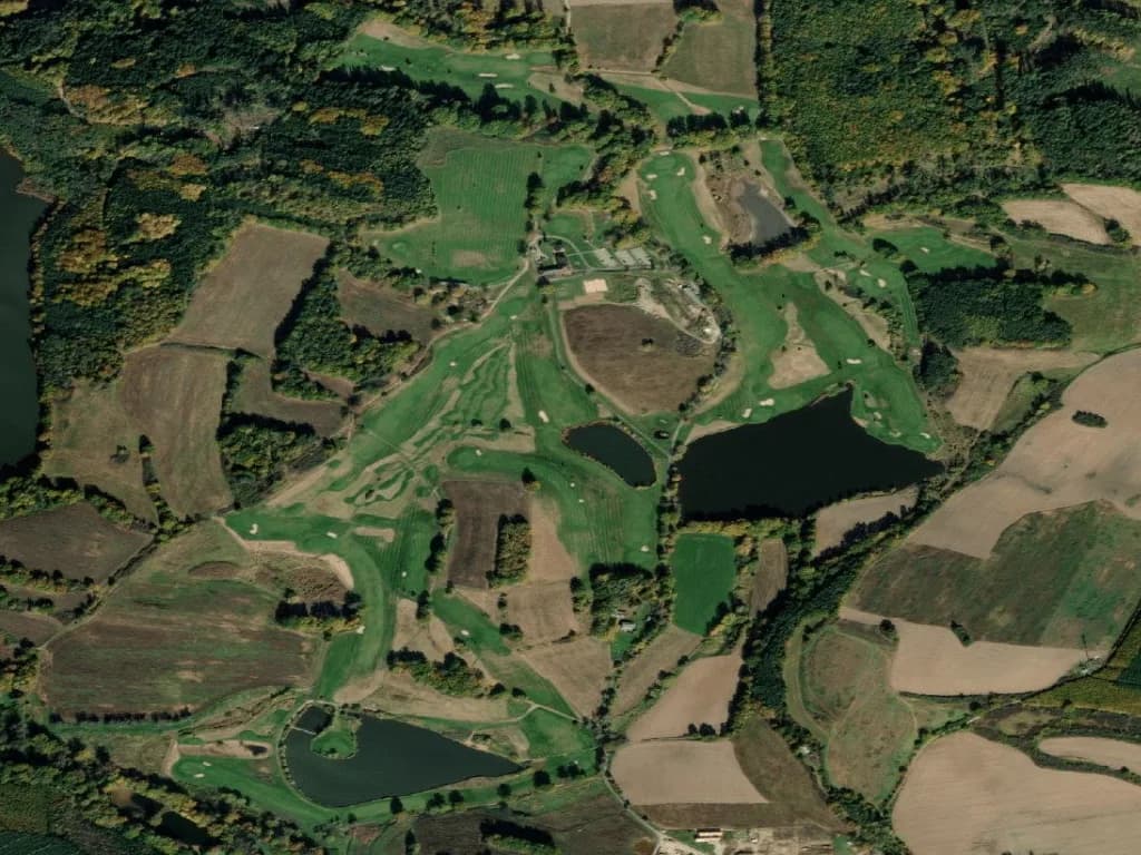 Letecký pohled na Golf Resort Písek - Prácheňský Golf Club